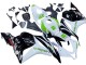 Purchase 2009-2012 White Green Glossy Black Hannspree Honda CBR600RR Motorcycle Fairings UK