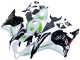 Purchase 2009-2012 White Green Glossy Black Hannspree Honda CBR600RR Motorcycle Fairings UK
