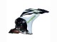 Purchase 2009-2012 White Green Glossy Black Hannspree Honda CBR600RR Motorcycle Fairings UK