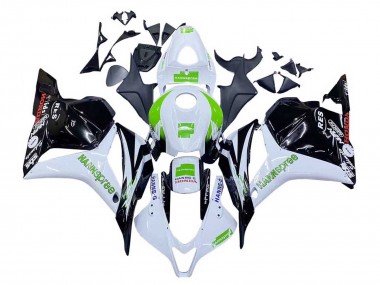 Purchase 2009-2012 White Green Glossy Black Hannspree Honda CBR600RR Motorcycle Fairings UK