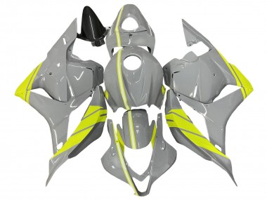 Purchase 2009-2012 Nardo Grey Yellow Honda CBR600RR Motorcycle Fairing Kits UK