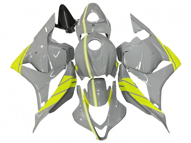 Purchase 2009-2012 Nardo Grey Yellow Honda CBR600RR Motorcycle Fairing Kits UK