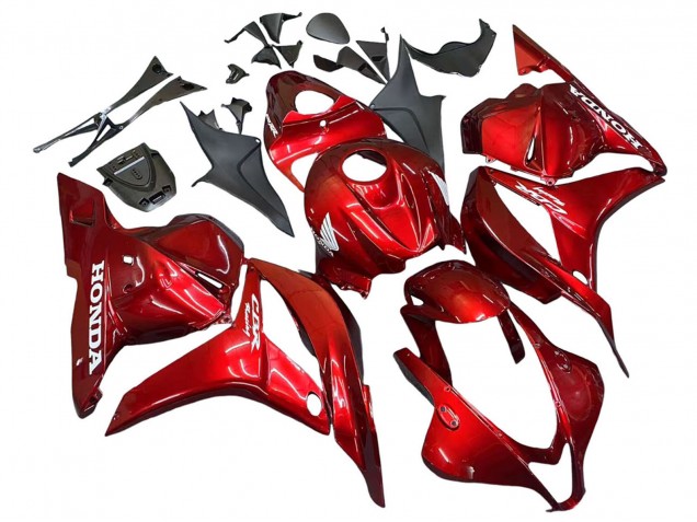 Purchase 2009-2012 Red Racing Honda CBR600RR Motorcycle Fairings UK