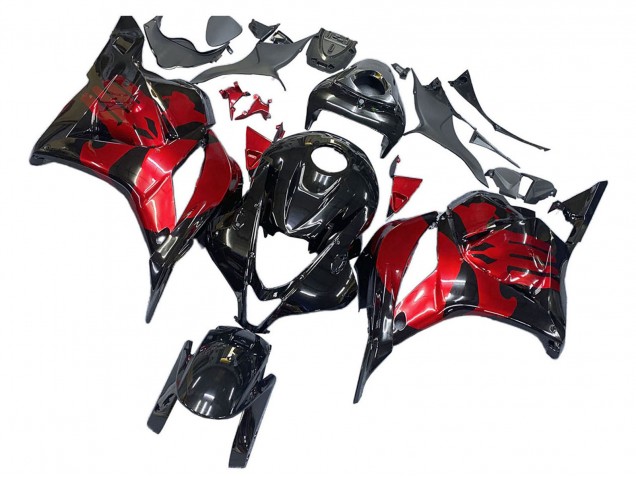 Purchase 2009-2012 Red Glossy Black Honda CBR600RR Motorcycle Fairings UK