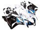 Purchase 2009-2012 White Blue Glossy Black Honda CBR600RR Motorcycle Fairings Kit UK