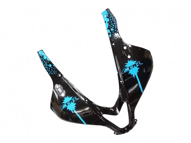 Purchase 2009-2012 White Blue Glossy Black Honda CBR600RR Motorcycle Fairings Kit UK
