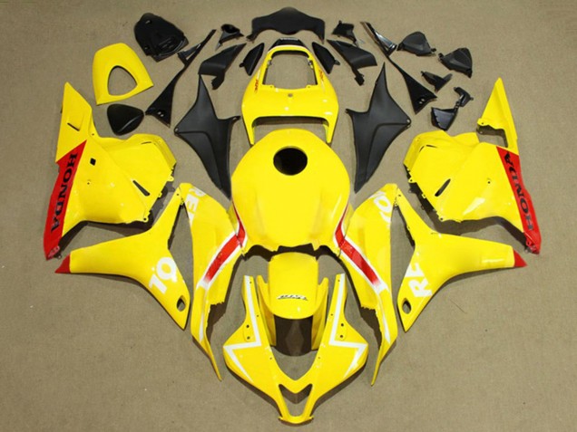 Purchase 2009-2012 Yellow Red White Repsol Honda CBR600RR Motorcycle Fairings UK