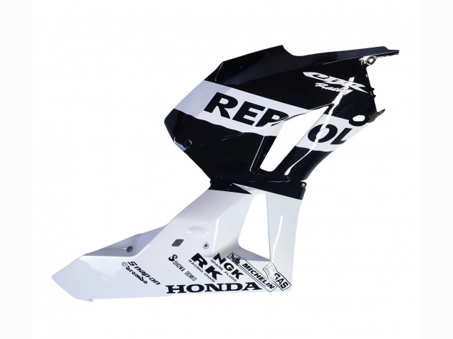 Purchase 2013-2023 White Glossy Black Repsol Honda CBR600RR Motorcycle Fairings UK
