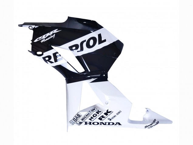 Purchase 2013-2023 White Glossy Black Repsol Honda CBR600RR Motorcycle Fairings UK