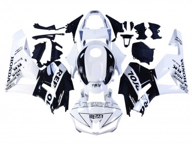 Purchase 2013-2023 White Glossy Black Repsol Honda CBR600RR Motorcycle Fairings UK