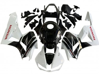 Purchase 2013-2023 White Glossy Black Honda CBR600RR Motorcycle Fairing Kits UK