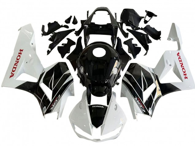 Purchase 2013-2023 White Glossy Black Honda CBR600RR Motorcycle Fairing Kits UK