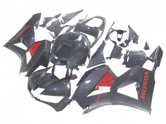 Purchase 2013-2023 Black Carbon Fiber Red Honda CBR600RR Motorcycle Fairings UK