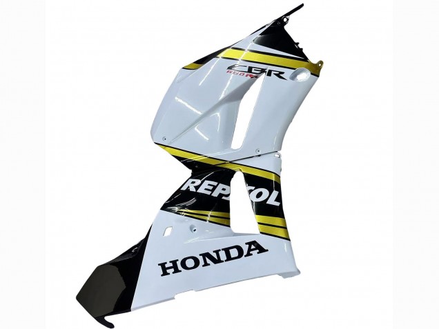 Purchase 2013-2023 White Gold Glossy Black Repsol Honda CBR600RR Motorcycle Fairings UK