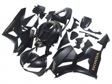 Purchase 2013-2023 Matte Black Gold Decals Honda CBR600RR Motorcycle Fairings UK