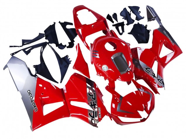 Purchase 2013-2023 Silver Red Honda CBR600RR Motorcycle Fairings UK