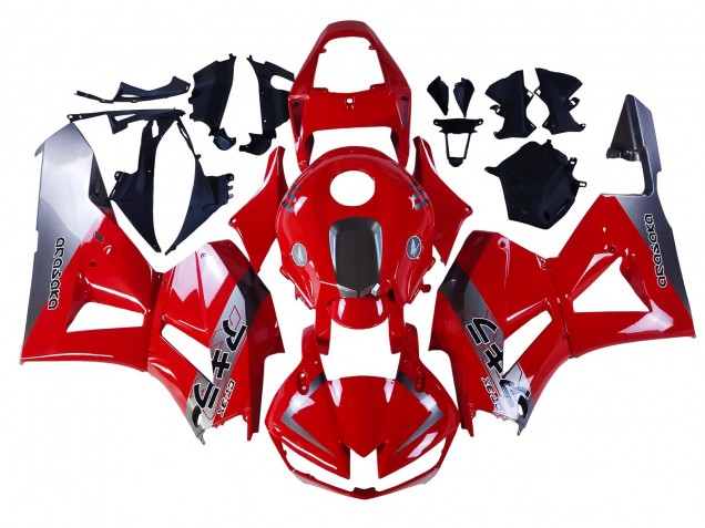 Purchase 2013-2023 Silver Red Honda CBR600RR Motorcycle Fairings UK