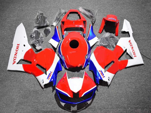 Purchase 2013-2023 White Red Blue HRC Honda CBR600RR Motorcycle Fairing Kits UK
