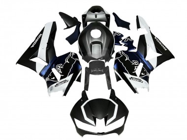 Purchase 2013-2023 Black Carbon Fiber White Blue Red Bull Honda CBR600RR Motorcycle Fairings UK
