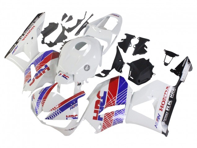 Purchase 2013-2023 White Red Blue HRC Honda CBR600RR Motorcycle Fairing UK