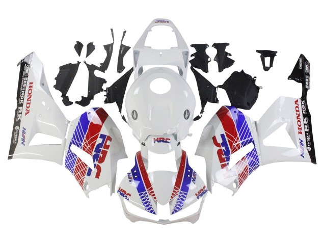Purchase 2013-2023 White Red Blue HRC Honda CBR600RR Motorcycle Fairing UK