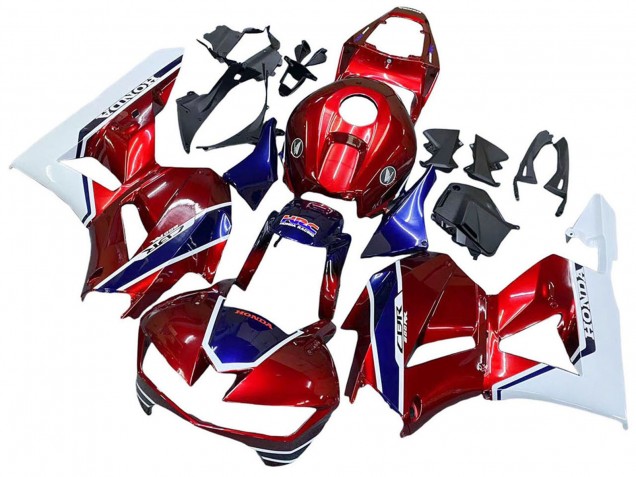 Purchase 2013-2023 White Red Blue HRC Honda CBR600RR Motorcycle Fairings UK