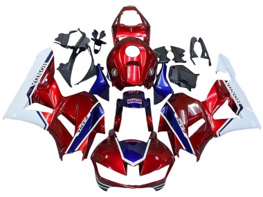 Purchase 2013-2023 White Red Blue HRC Honda CBR600RR Motorcycle Fairings UK
