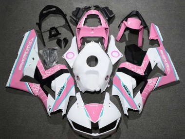 Purchase 2013-2023 White Pink Honda CBR600RR Motorcycle Fairings UK