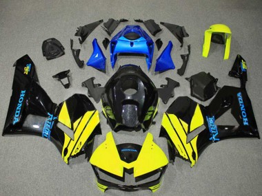 Purchase 2013-2023 Blue Yellow Glossy Black Honda CBR600RR Motorcycle Fairings UK