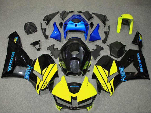 Purchase 2013-2023 Blue Yellow Glossy Black Honda CBR600RR Motorcycle Fairings UK