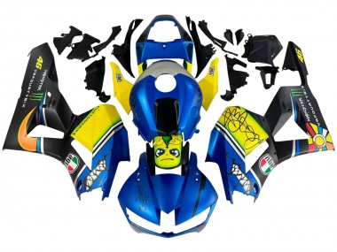 Purchase 2013-2023 Blue Yellow Matte Black Green Monster Shark Honda CBR600RR Motorcycle Fairings UK