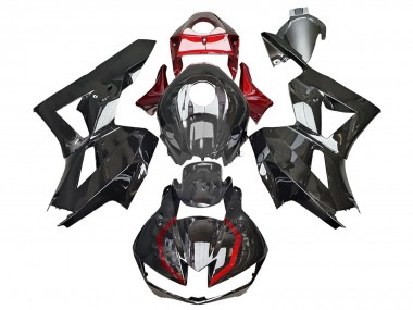 Purchase 2013-2023 Glossy Black Red Honda CBR600RR Motorcycle Fairings UK