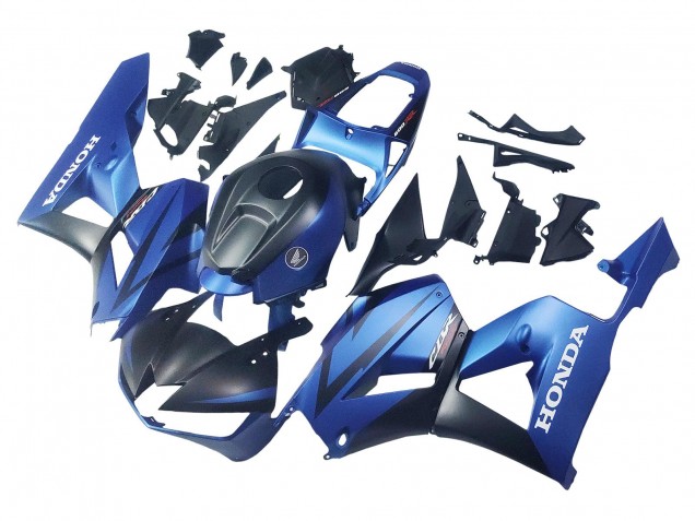 Purchase 2013-2023 Blue Matte Black Racing Honda CBR600RR Motorcycle Fairings UK