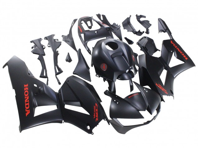 Purchase 2013-2023 Matte Black Red Decals Honda CBR600RR Motorcycle Fairings UK