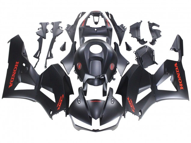 Purchase 2013-2023 Matte Black Red Decals Honda CBR600RR Motorcycle Fairings UK