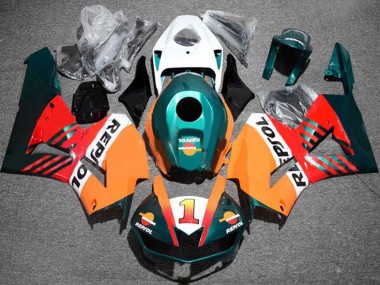 Purchase 2013-2023 Orange White Red Glossy Black Dark Green Repsol 1 Honda CBR600RR Motorcycle Fairings UK