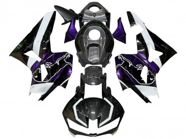 Purchase 2013-2023 Black Carbon Fiber White Purple Red Bull Honda CBR600RR Motorcycle Fairings UK