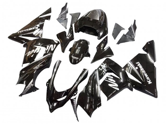 Purchase 2004-2005 Glossy Black Ninja Kawasaki ZX10R Motorcycle Fairings UK
