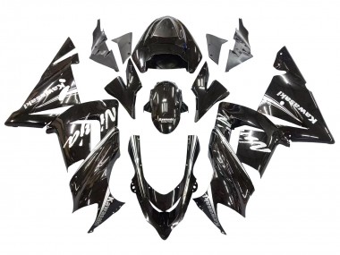 Purchase 2004-2005 Glossy Black Ninja Kawasaki ZX10R Motorcycle Fairings UK
