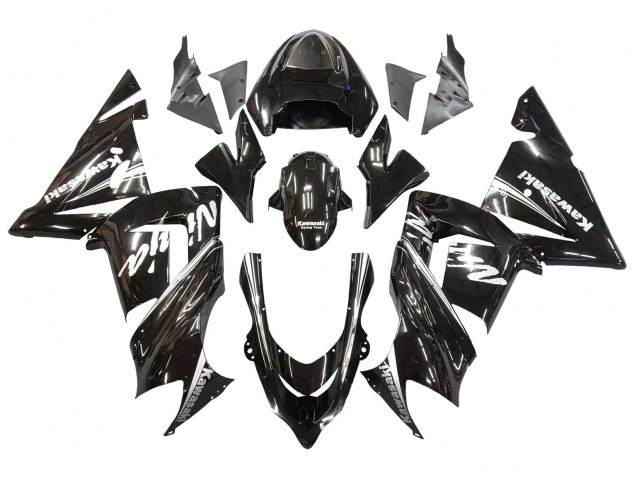 Purchase 2004-2005 Glossy Black Ninja Kawasaki ZX10R Motorcycle Fairings UK