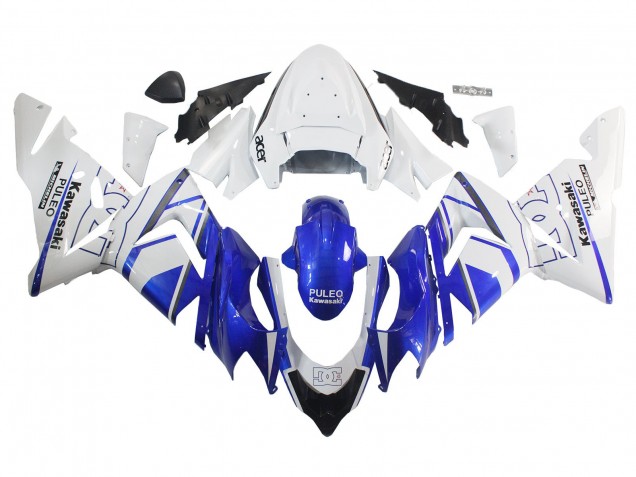 Purchase 2004-2005 Black White Kawasaki ZX10R Motorcycle Fairing UK
