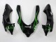 Purchase 2004-2005 Black with Green Flame Ninja Kawasaki ZX10R Motorcycle Fairings UK