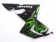 Purchase 2004-2005 Black with Green Flame Ninja Kawasaki ZX10R Motorcycle Fairings UK