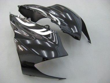 Purchase 2004-2005 Black with White Flame Kawasaki ZX10R Motorcycle Fairings UK