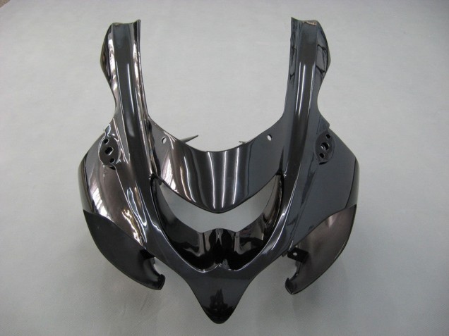 Purchase 2004-2005 Black with White Flame Kawasaki ZX10R Motorcycle Fairings UK