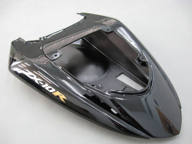 Purchase 2004-2005 Black with White Flame Kawasaki ZX10R Motorcycle Fairings UK