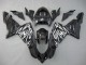 Purchase 2004-2005 Black with White Flame Kawasaki ZX10R Motorcycle Fairings UK