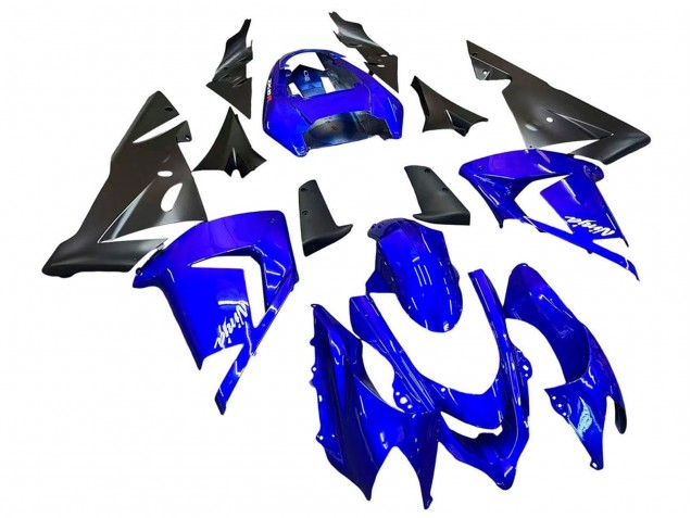 Purchase 2004-2005 Blue Black Ninja Kawasaki ZX10R Motorcycle Fairings UK