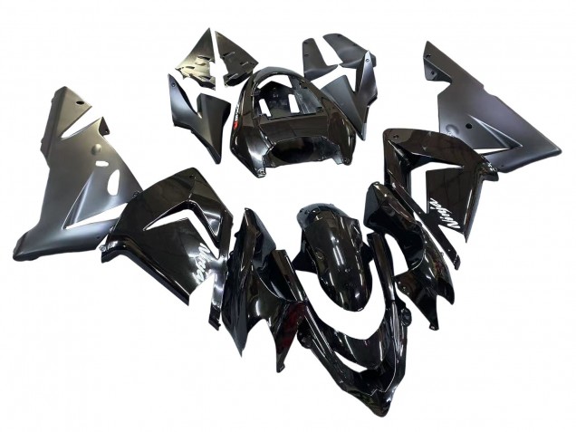 Purchase 2004-2005 Glossy Matte Black Ninja Kawasaki ZX10R Motorcycle Fairings UK