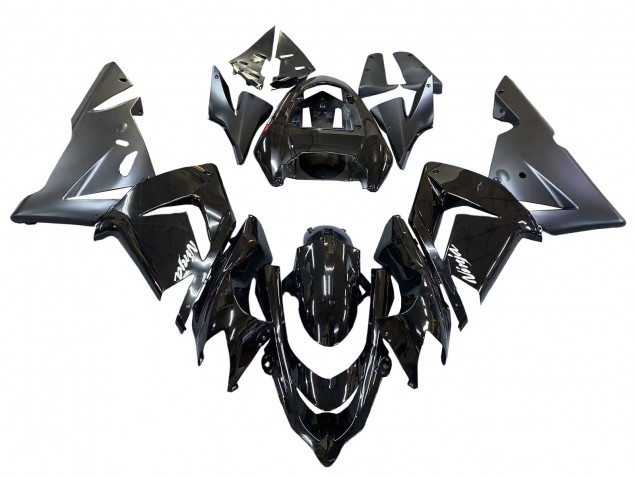 Purchase 2004-2005 Glossy Matte Black Ninja Kawasaki ZX10R Motorcycle Fairings UK